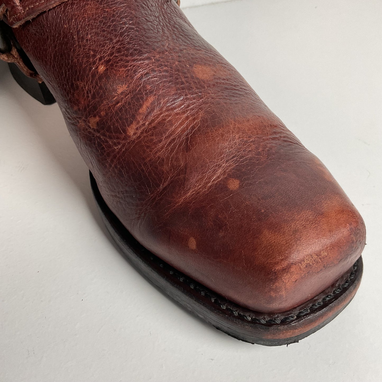 Frye Men’s Belted Harness Boot 11.5 M USA Made Bison Retired