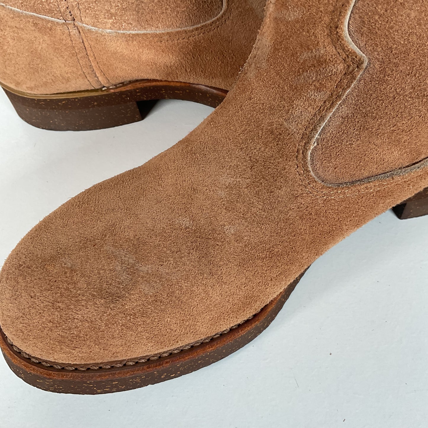 Vintage Sears Roebuck Wellington Boots | Rough Out Suede | Wearmaster | 8 D