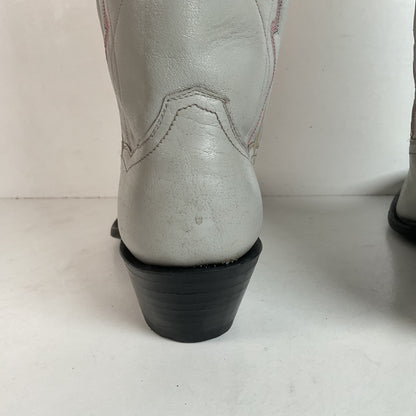 Vintage Panhandle Slim Taupe Cowgirl Boots 7 B Hand Crafted