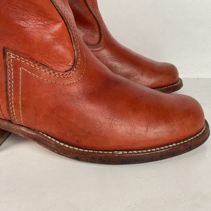 Vintage Dexter Campus Boots | Distressed | Braided | USA Made | Women’s 10 M