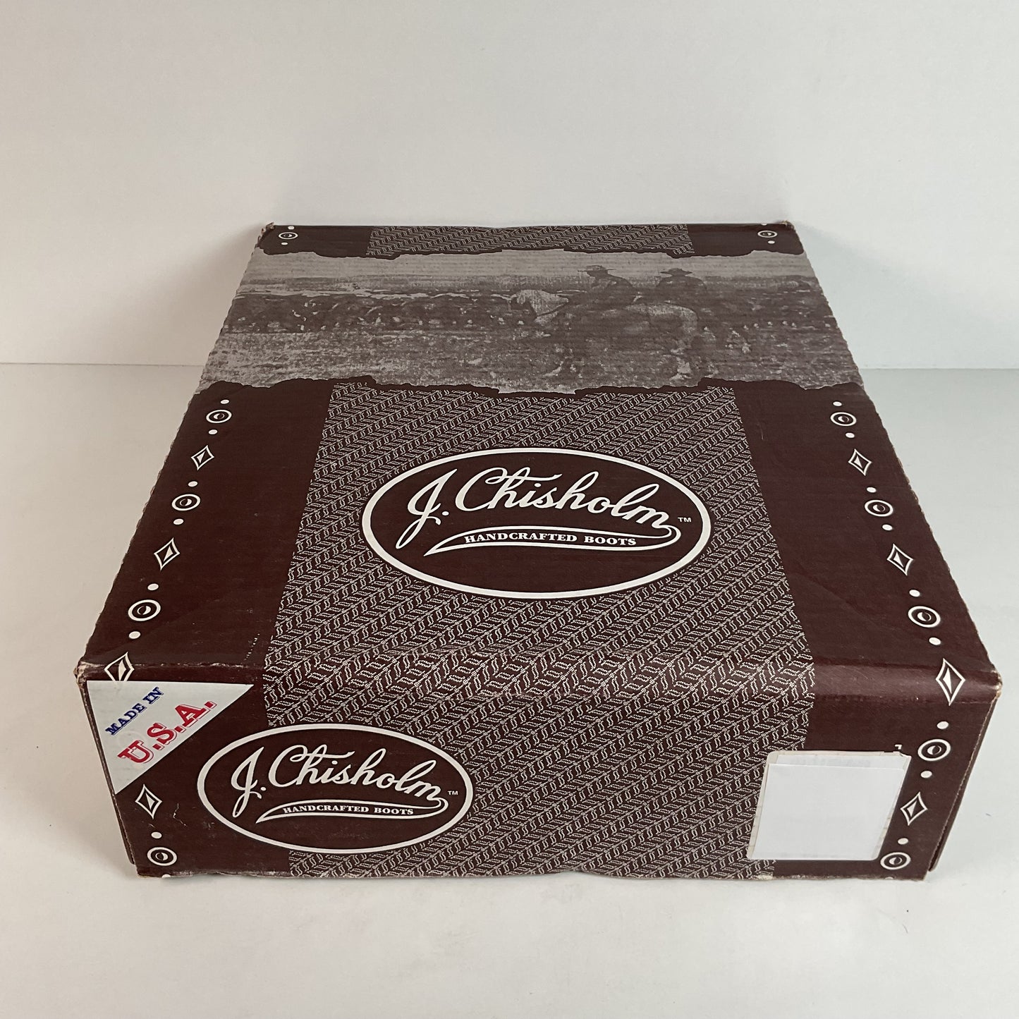 Vintage J. Chisholm Bullhide Cowboy Boots | USA Made | Black Cherry | Men’s 11 D