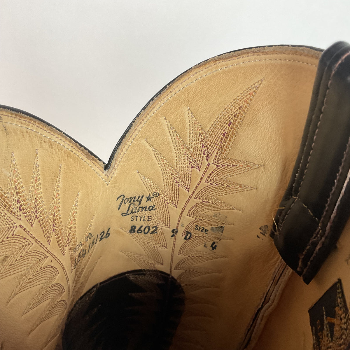 Vintage Tony Lama Elephant Cowboy Boots | Exotic | Gold Label | Men’s 9 D