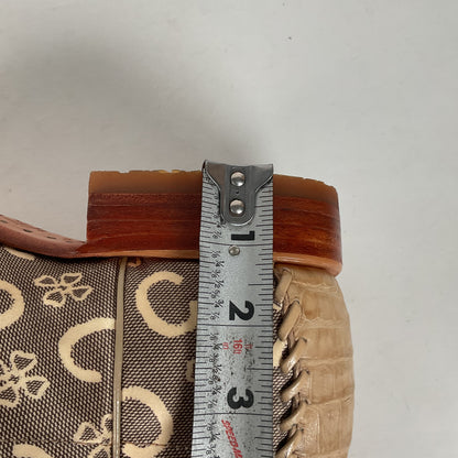 Los Altos Caiman Crocodile Boots | Exotic | Pointy Toe | Cream | Men’s 9 EE