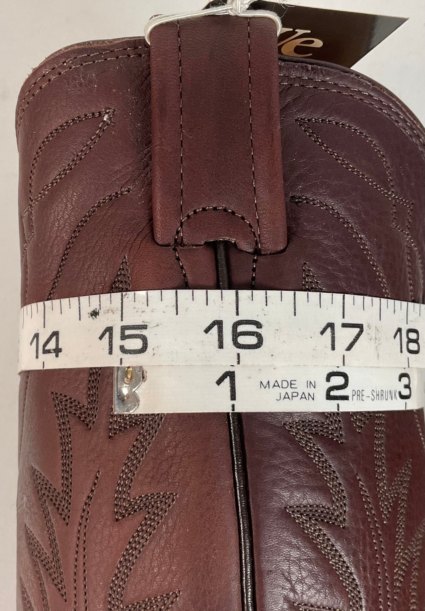 Vintage Nocona Deer Skin Cowboy Boots — USA Made — Original Box — 9 EE