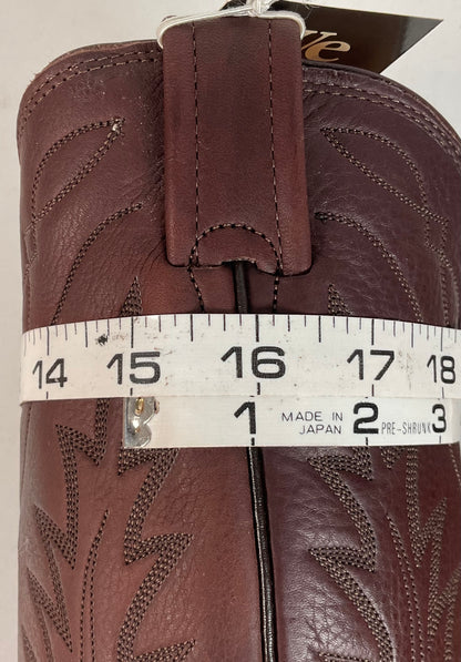 Vintage Nocona Deer Skin Cowboy Boots — USA Made — Original Box — 9 EE