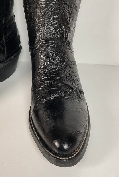 Vintage Nocona Full Eel Skin Cowboy Boots | Exotic | Men’s 6.5 | Women’s 7.5
