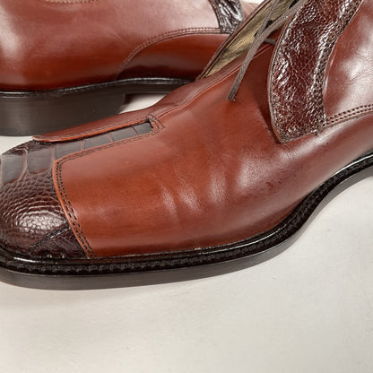 Belvedere Ostrich Leg Derby Shoes | Exotic | Men’s 10 M