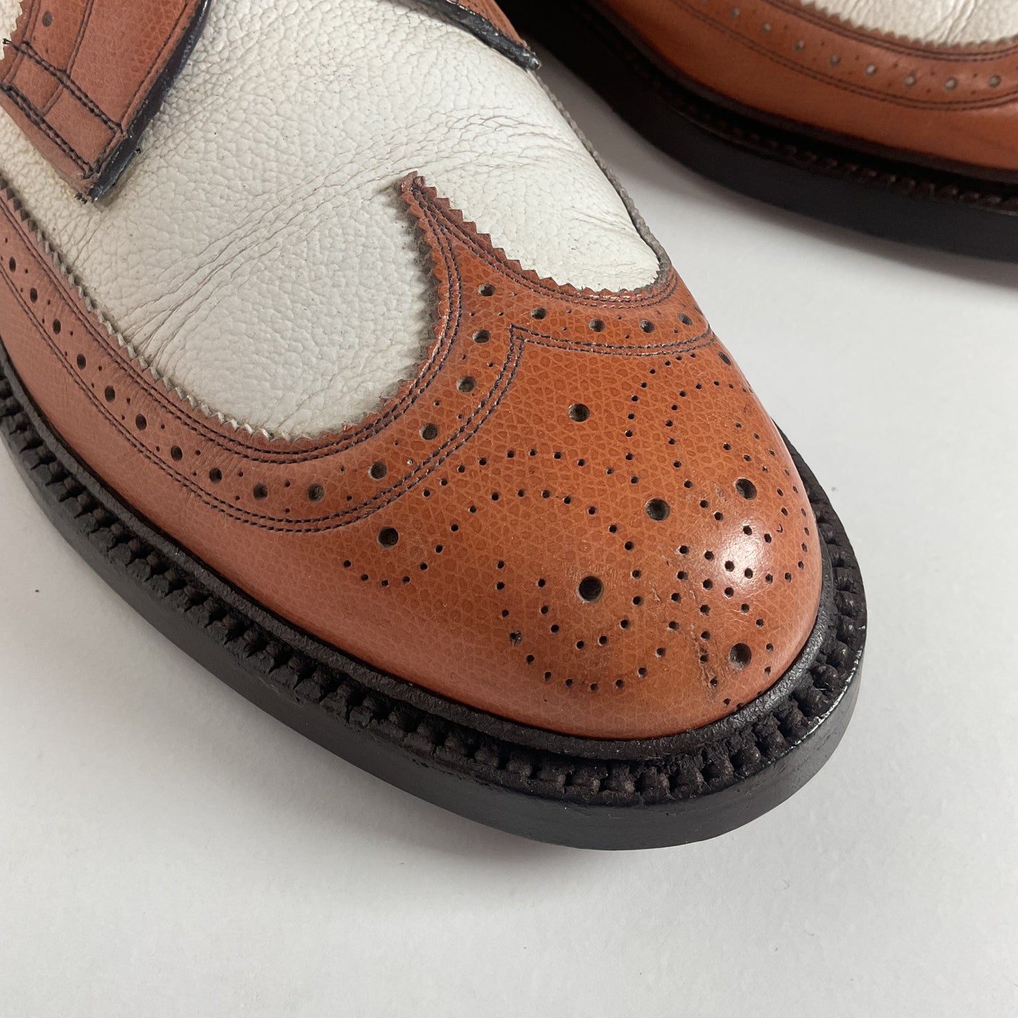 Vintage Johnston Murphy Spectator Shoes | Aristocraft | 1950s-1960s | 10 C