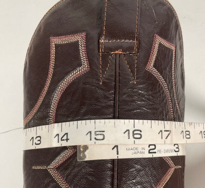 Vintage Anaconda Snakeskin Cowboy Boots | Exotic | Mex 29 | US 11