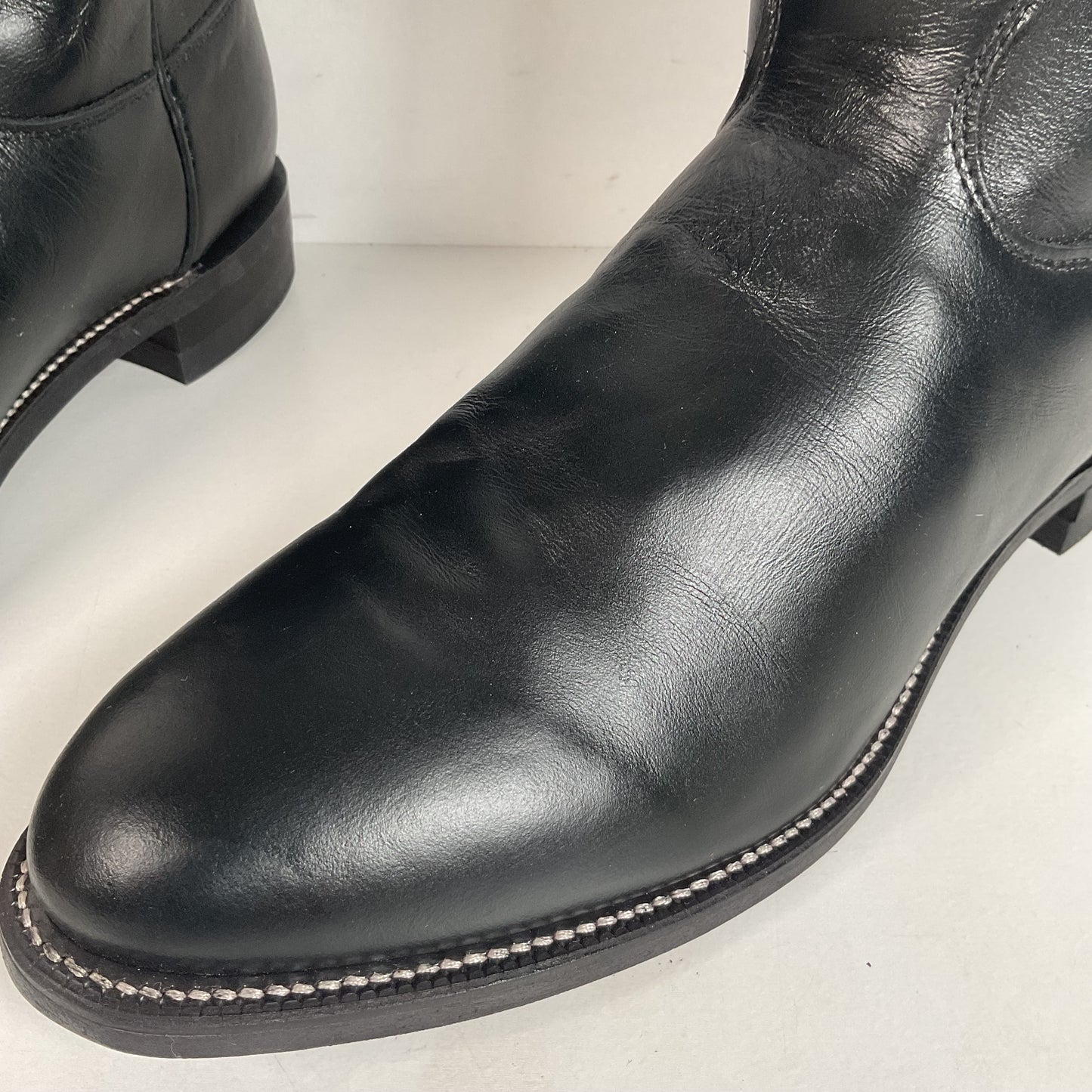 Justin Classic Roper Boots | Black | USA Made | Men’s 11.5 D