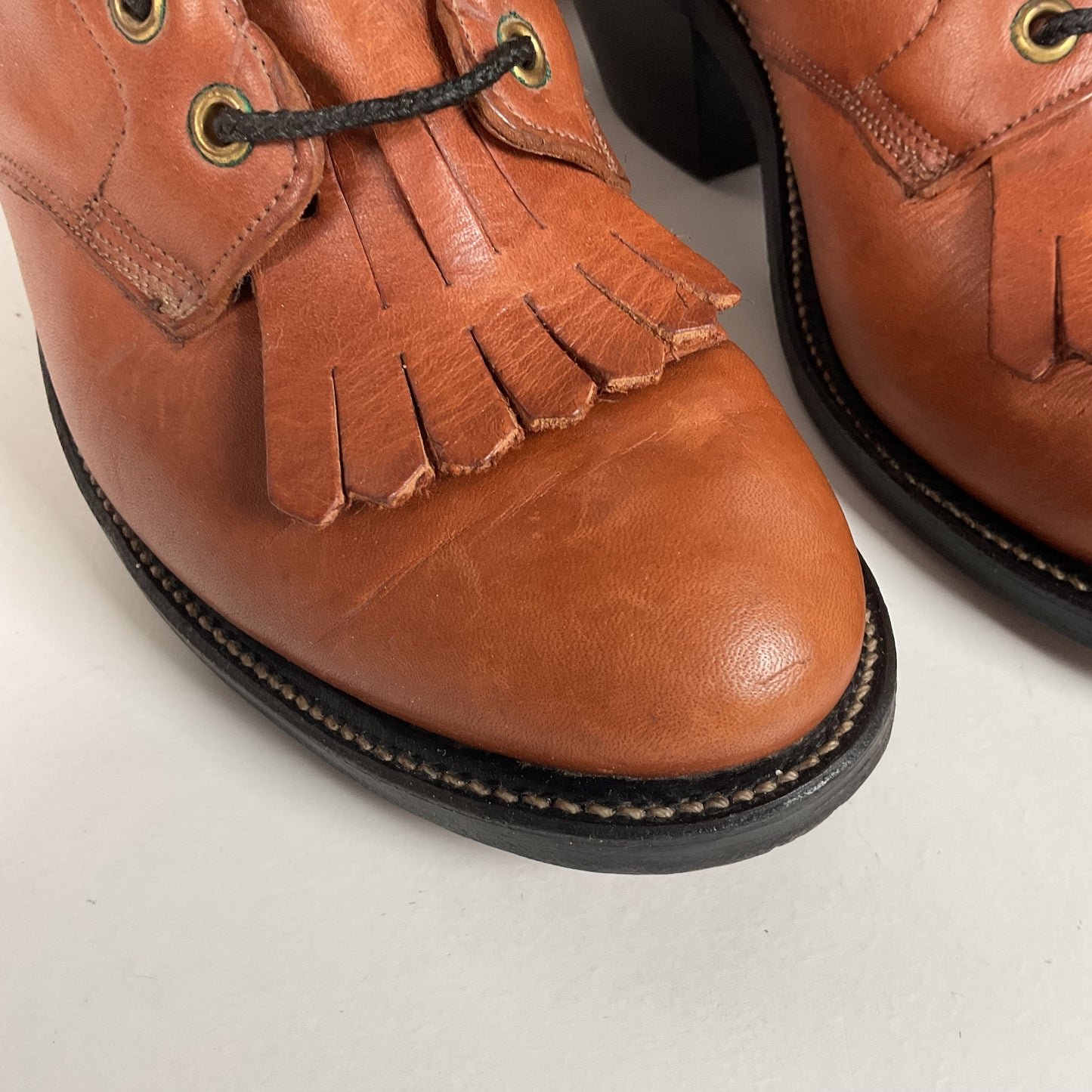 Vintage Olathe Western Packer Boots | USA Made | Men’s 9.5 D