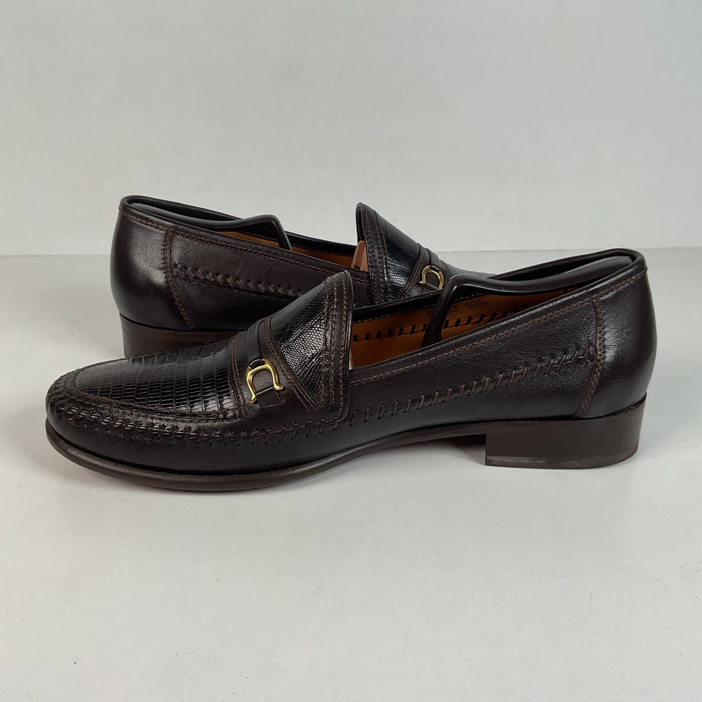 David Eden Lizard Loafers | Dark Brown | Men’s 10.5