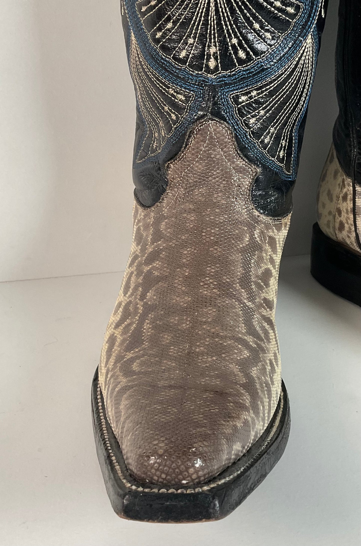 Karung Snakeskin Cowboy Boots | Water Snake | Exotic | Men’s 10.5