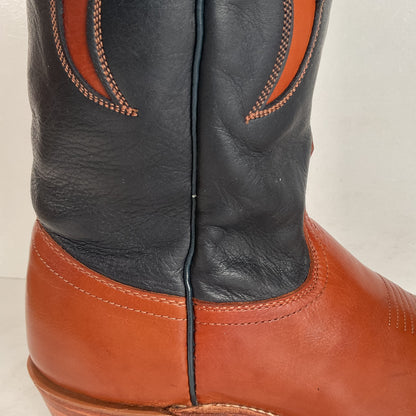 Vintage Dan Post Cowgirl Boots | USA Made | Tooled Inlays | Women’s 7 M