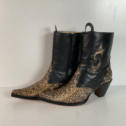 Western Stiletto Boots | Water Snake | Snakeskin | Exotic | Women’s 10