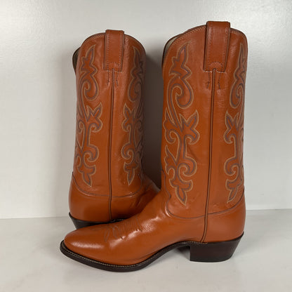 Vintage Justin Redwood Cowboy Boots | USA Made | Men ‘s 10.5 D