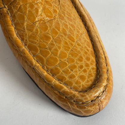 Vintage Sea Turtle Loafers | Monk Strap | Yellow | Men’s 7 D