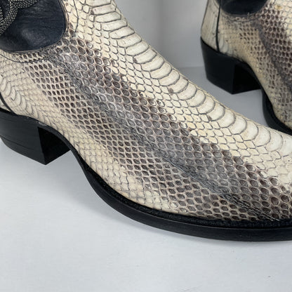 Vintage Tony Lama Water Snake Cowboy Boots | Snakeskin | Men’s 8.5 D