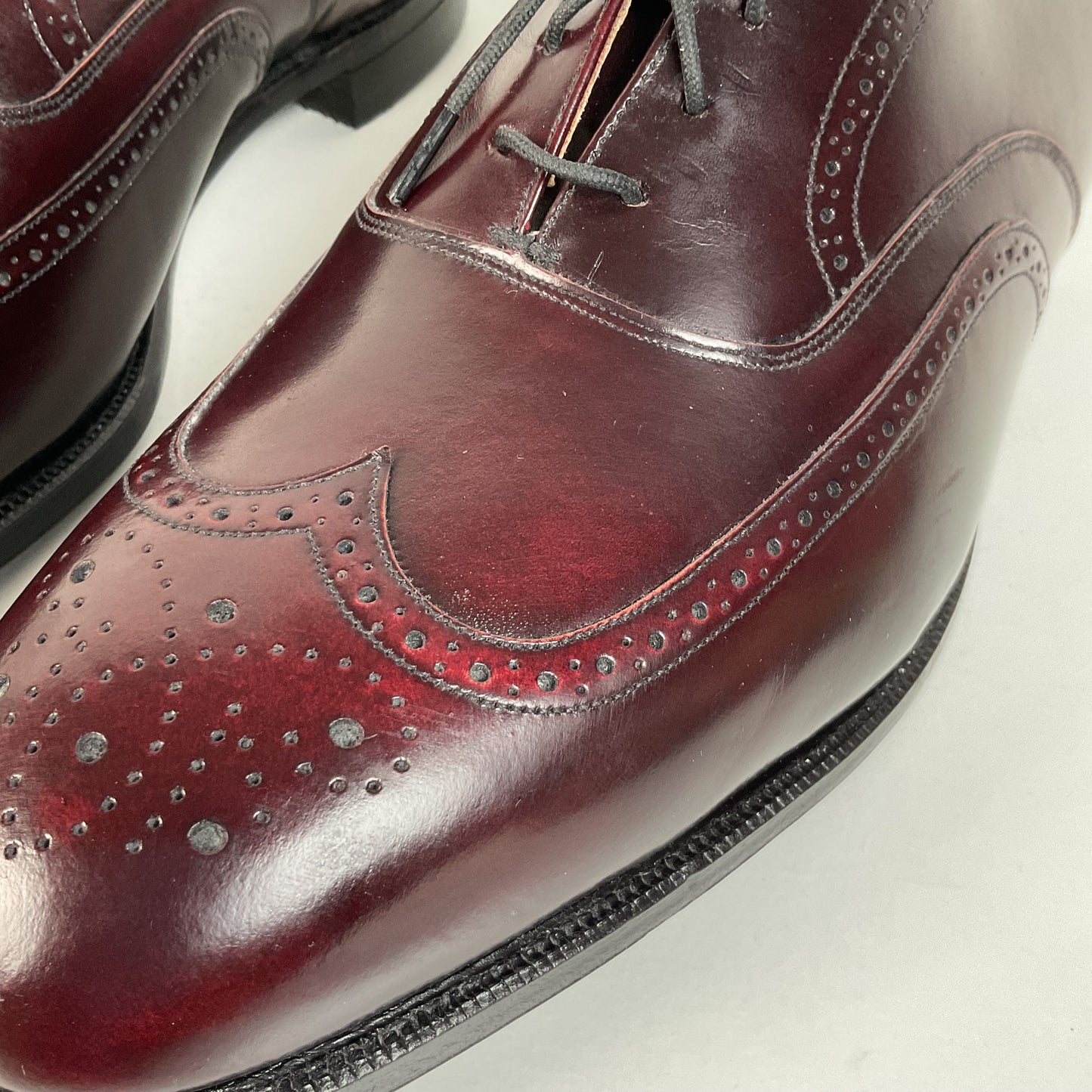 Vintage Johnston Murphy Profiles | Brogue Oxford Shoes | USA Made | Men’s 13 D