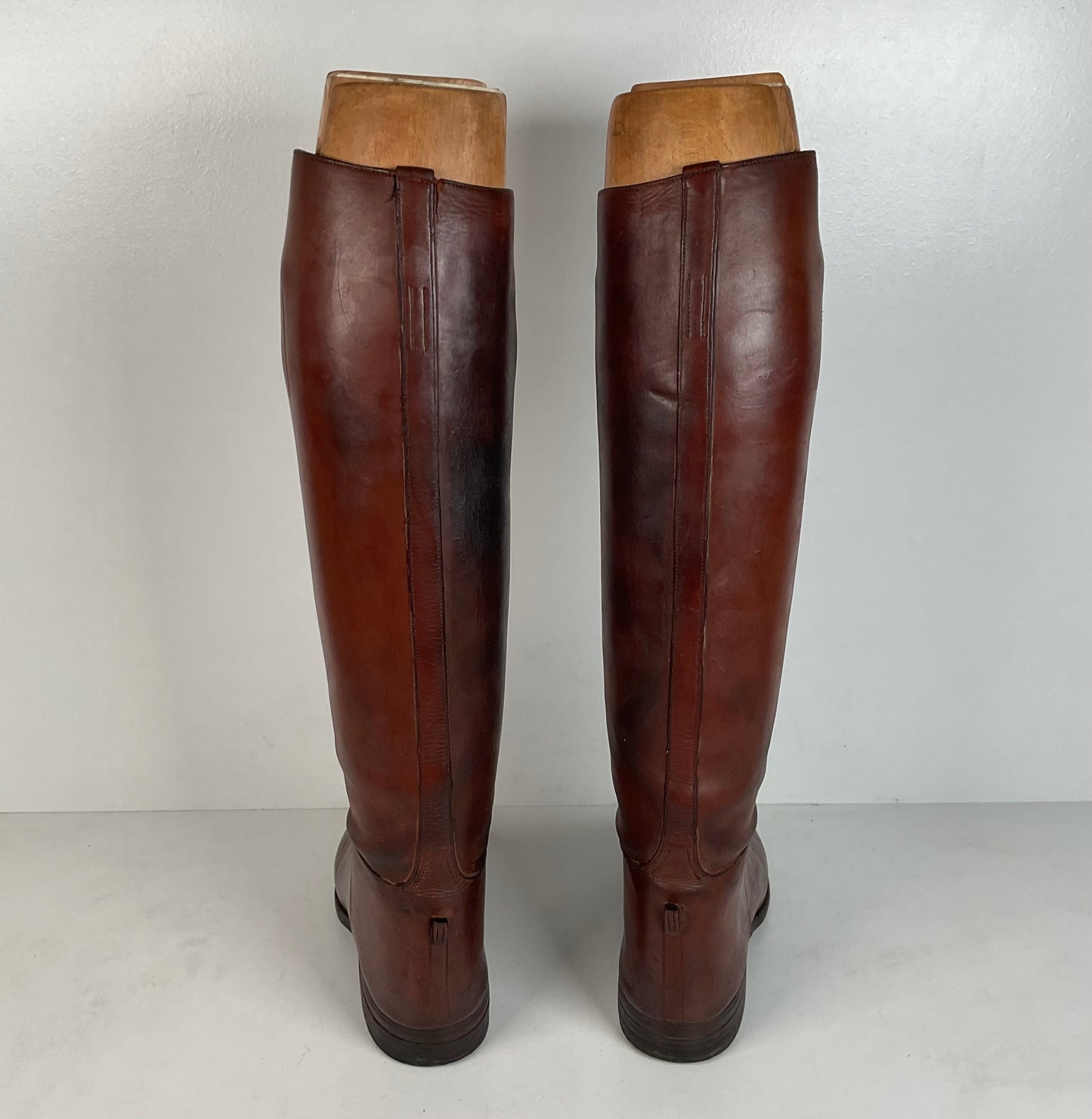 Vintage Peal & Co Polo Riding Boots | Wooden Form | Vanderbilt | King George