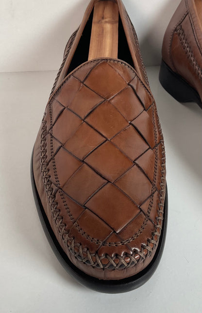 Cole Haan Bragano Loafers | Cristallo | Basket Weave | 8.5 M