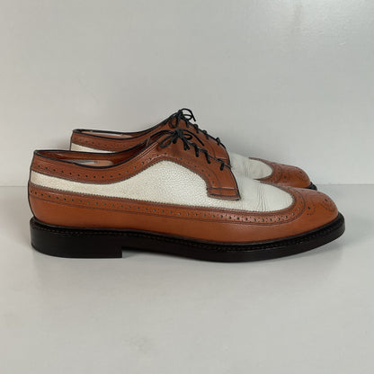 Vintage Johnston Murphy Spectator Shoes | Aristocraft | 1950s-1960s | 10 C