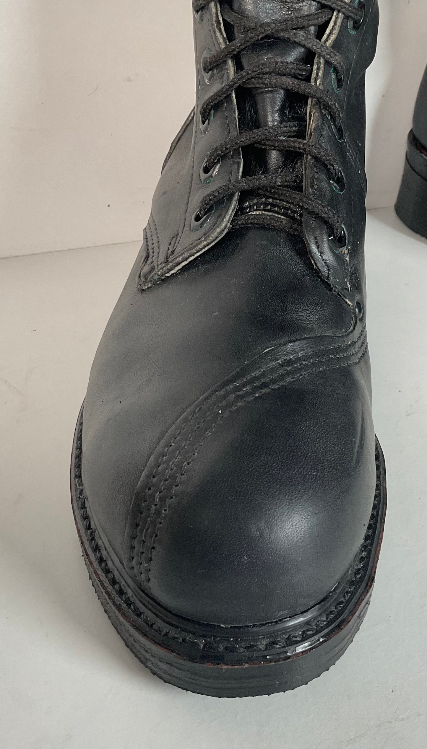 Vintage Carolina Linesman Lace Up Boots 9.5 E USA Made Pole Climber