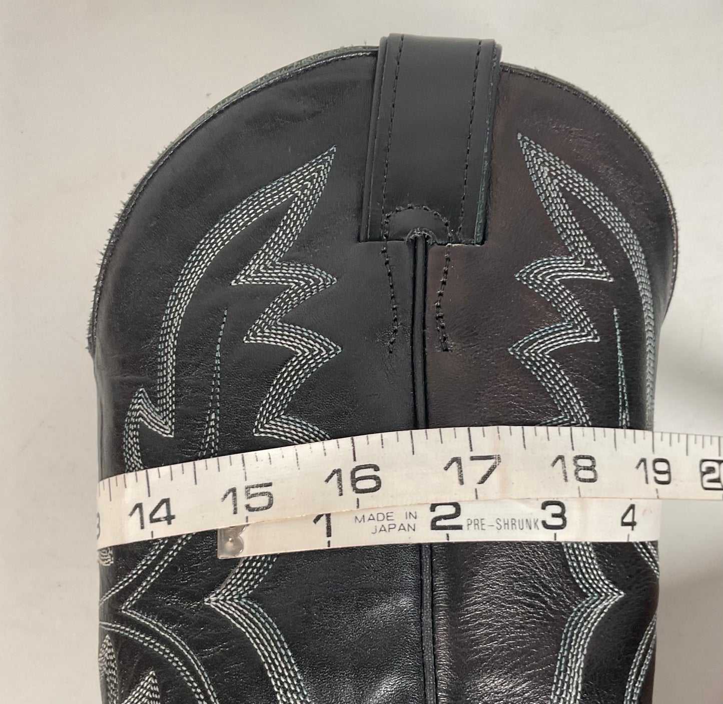 Justin Tekno Crepe | Smooth Ostrich Roper Boots | Exotic | USA Made | Men’s 10 D