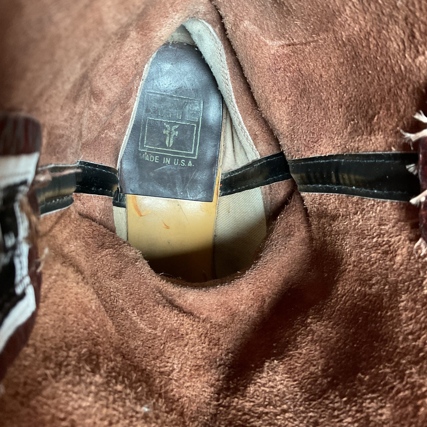 Frye Men’s Belted Harness Boot 11.5 M USA Made Bison Retired