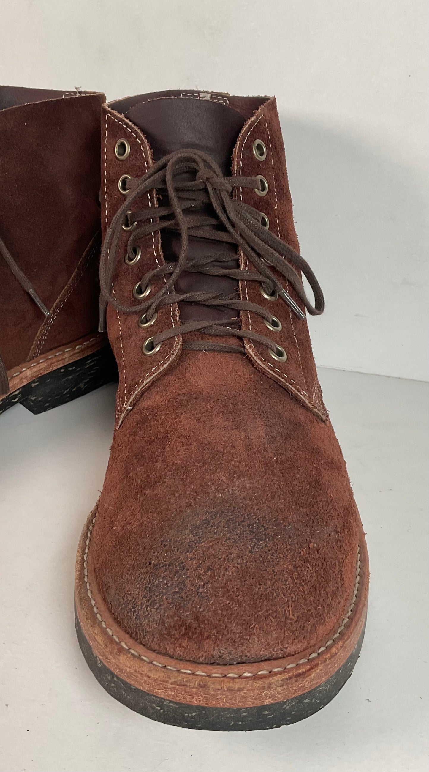 Oak Street Rough Out Suede Trench Boot 8.5 Dr. Sole Original