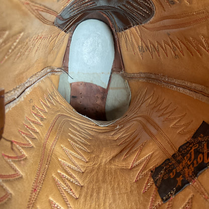 Vintage Tony Lama Gold Label Cowboy Boots | USA Made | 1970s | Men’s 10.5 D