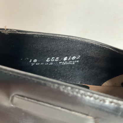 Vintage Florsheim Tassel Loafers | USA Made | Black Veal | High Shine | 10 EEE