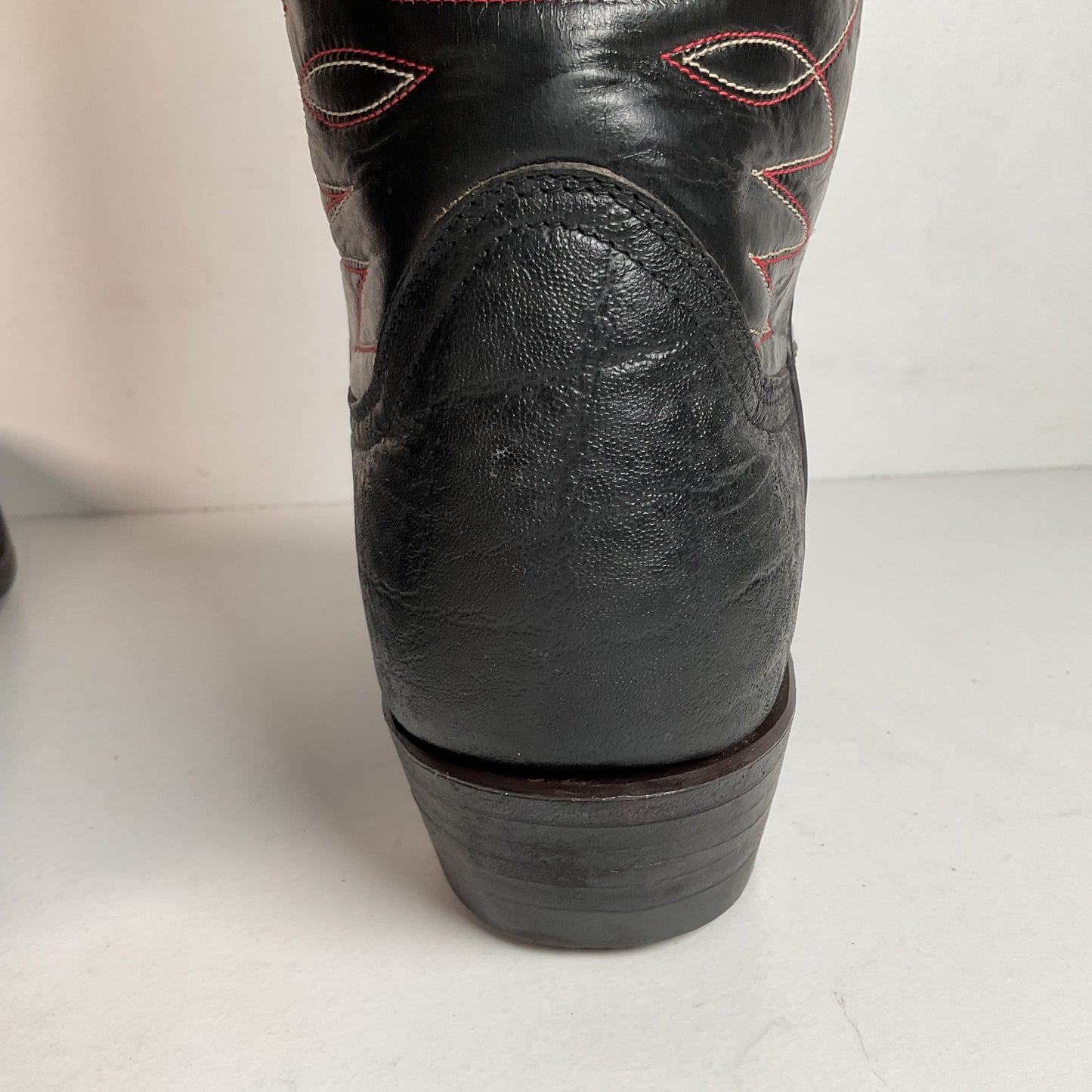 1970s Tony Lama Elephant Print Cowboy Boots 10 USA Made Gold Label