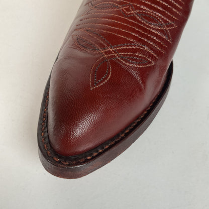 Vintage Dan Post Cowboy Boots | 1970s | Brown | Men’s 7 D