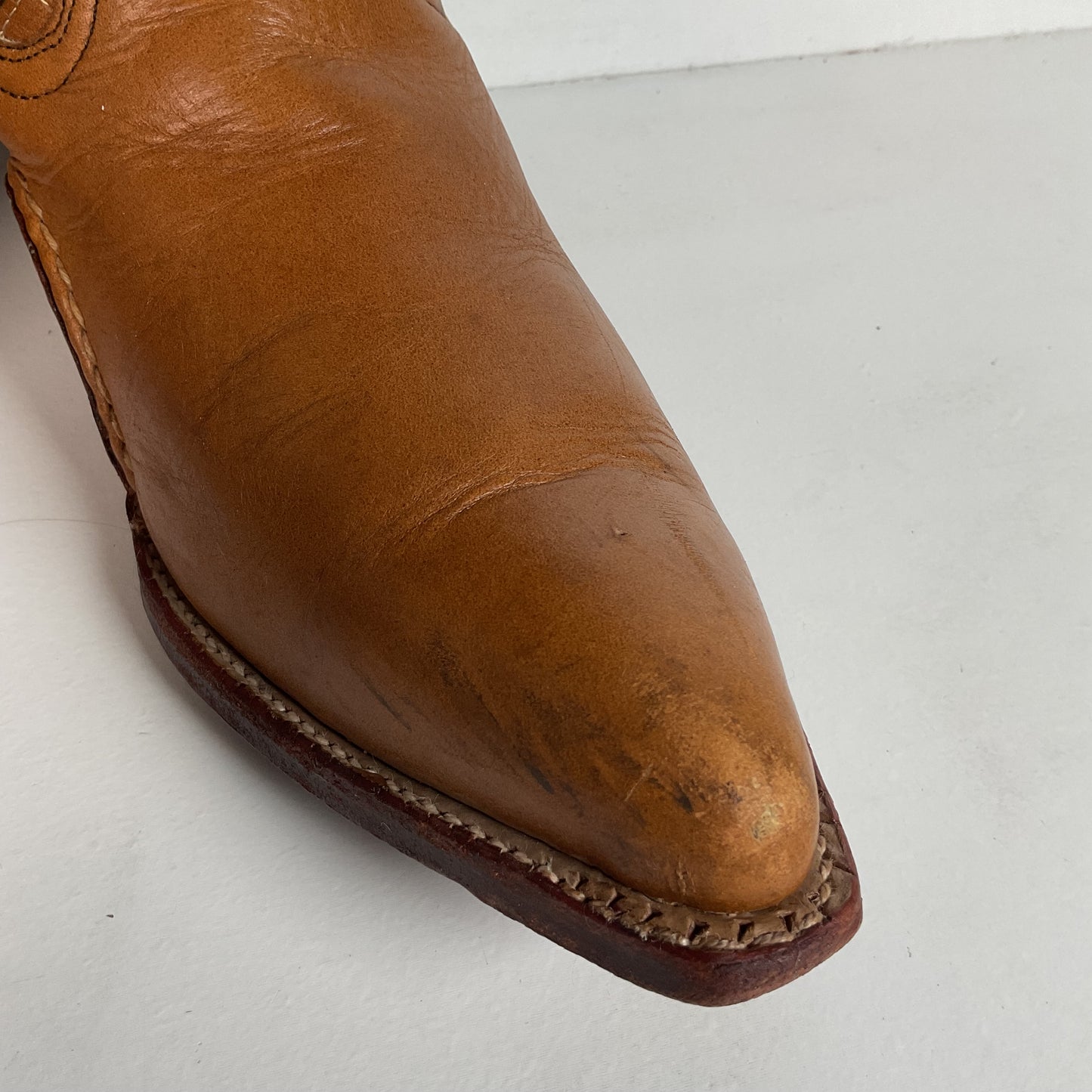 Vintage Patchwork Cowboy Boots | Quilted | 1960s-1970s | Men’s 10 E