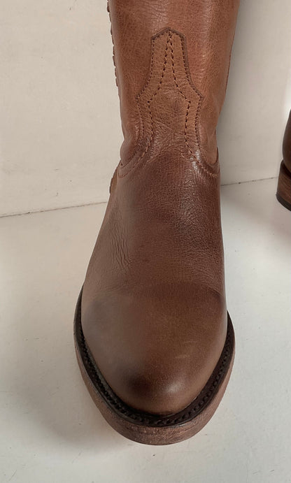 Lucchese Chelsea Braided Riding Boots 6 B Original Box