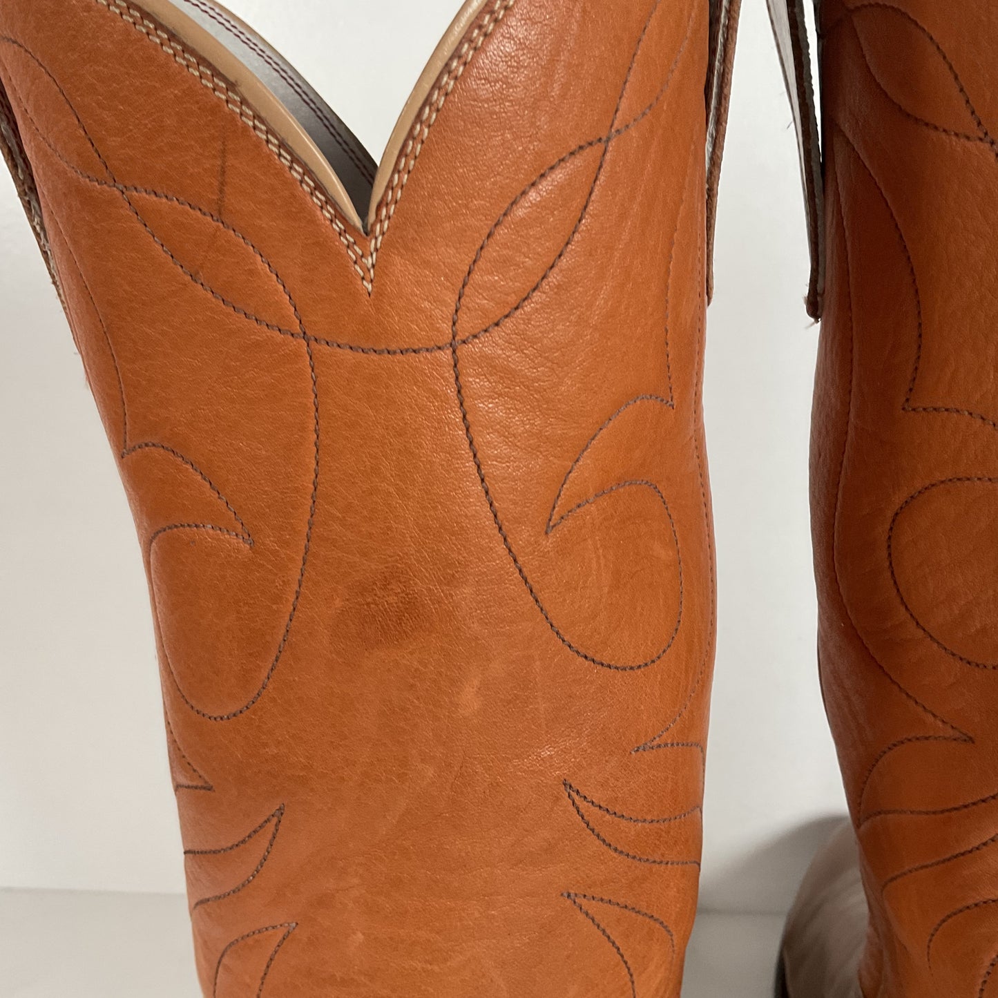 Stewart Fine Handmade Cowboy Boots | Custom | Set of (2) | Deertan | Men’s 9.5
