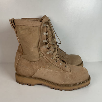 Bates Temperate Climate Combat Boots 11.5 R USA Made Desert Tan