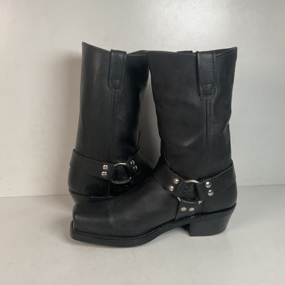 Double Tuff Harness Motorcycle Boots 11 D USA Made Black Oiled