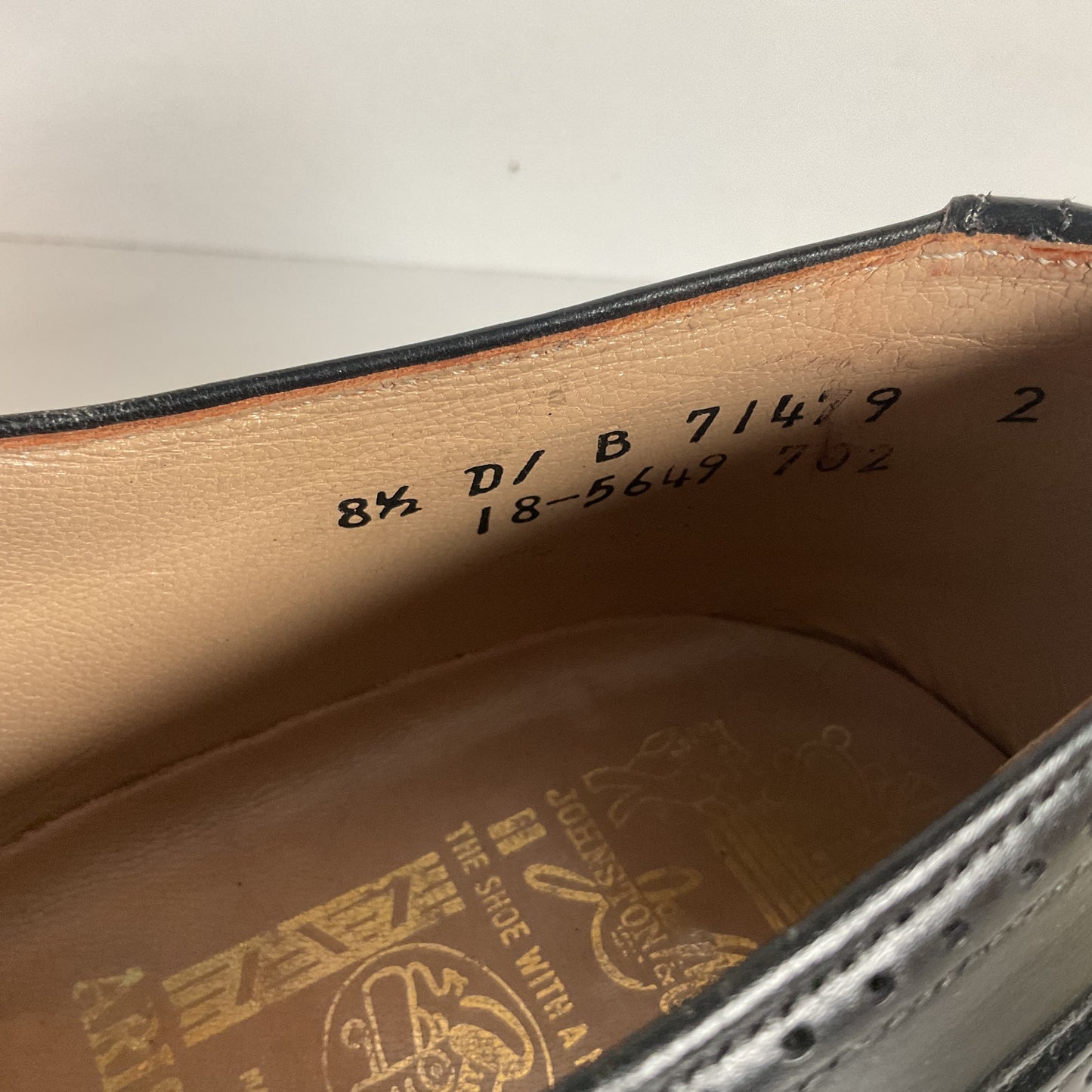 Vintage Johnston Murphy Aristocraft Oxford Shoes 8.5 D USA (2) Pairs USA Made