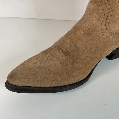 Vintage Women’s Rough Out Suede Cowgirl Boots 8 M USA Made