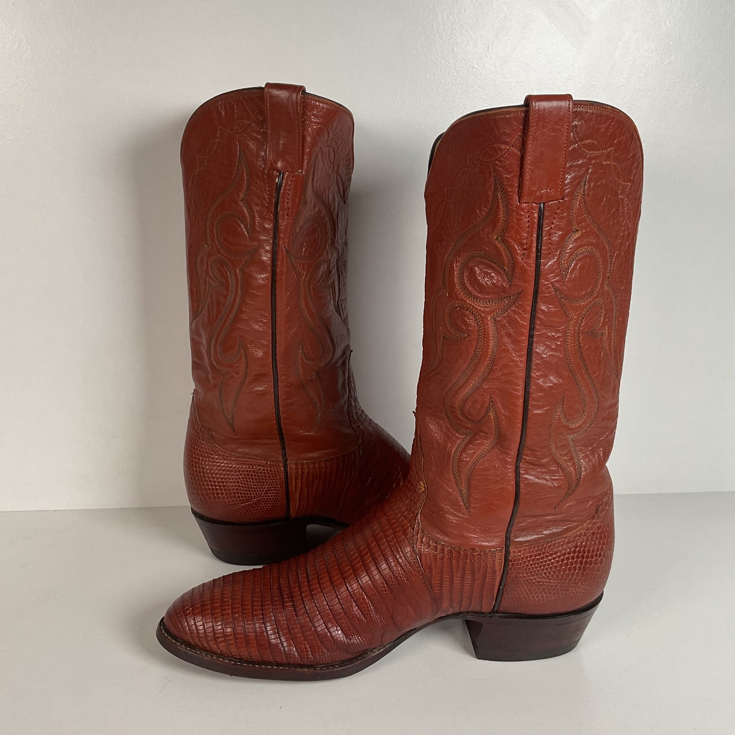 Guy Garrett Custom Cowboy Boots | Teju Lizard | Western Classics | Men’s 10 D