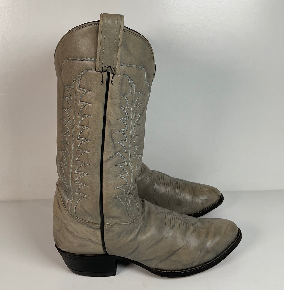 Vintage Tony Lama Gold Label Cowboy Boots | Marbled Leather | Men’s 10.5 EE