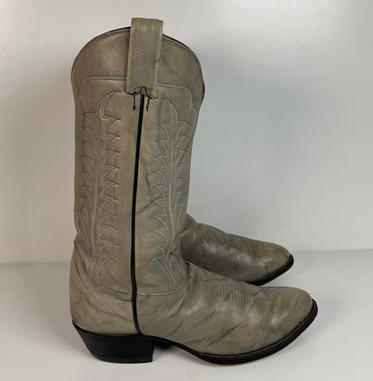 Vintage Tony Lama Gold Label Cowboy Boots | Marbled Leather | Men’s 10.5 EE