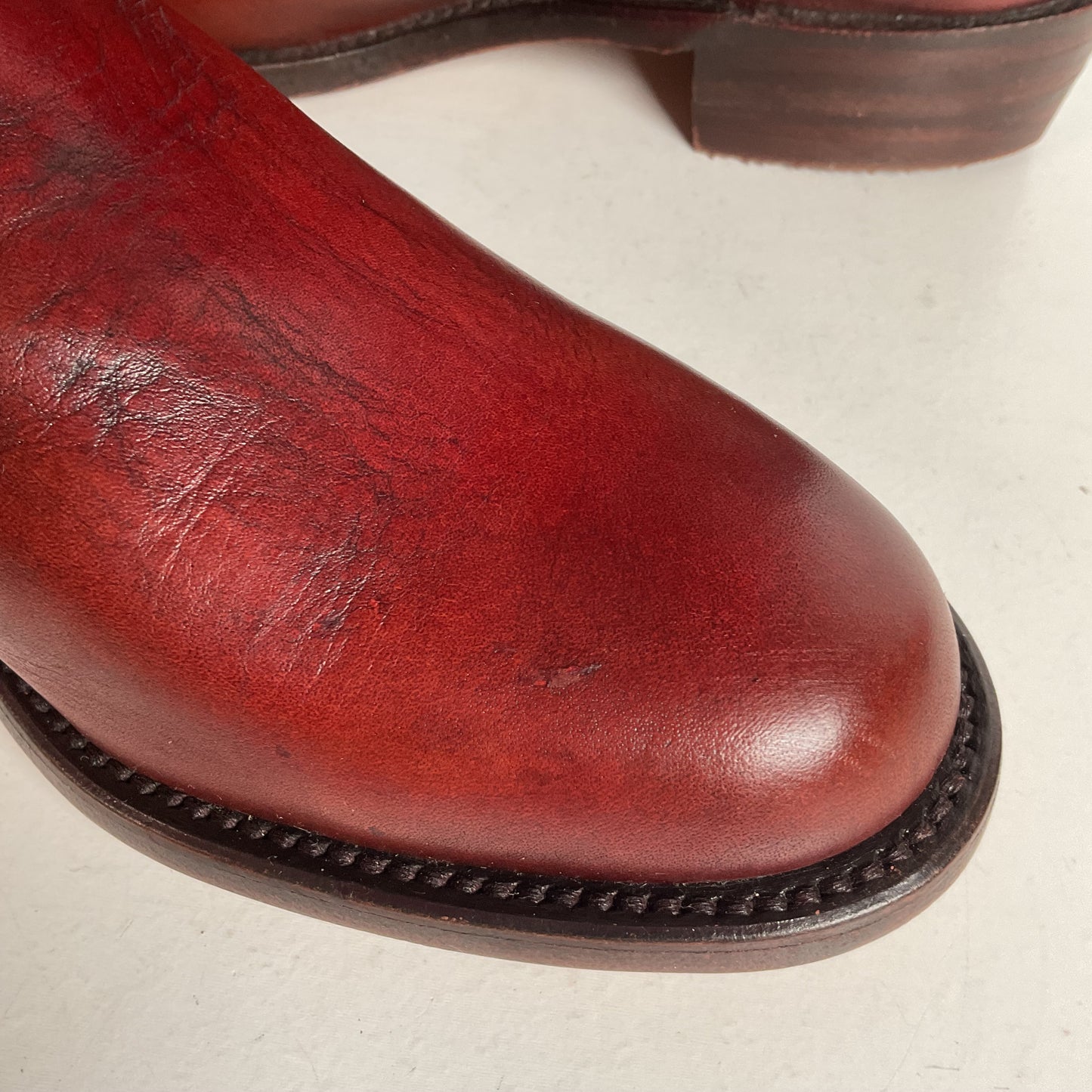 Vintage Frye Dorado Riding Boots 7 B USA Made Campus Original Box