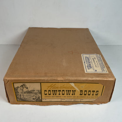 Vintage 1960s Cowtown Lizard Wingtip Cowboy Boots Men’s 8.5 A | Women’s 10