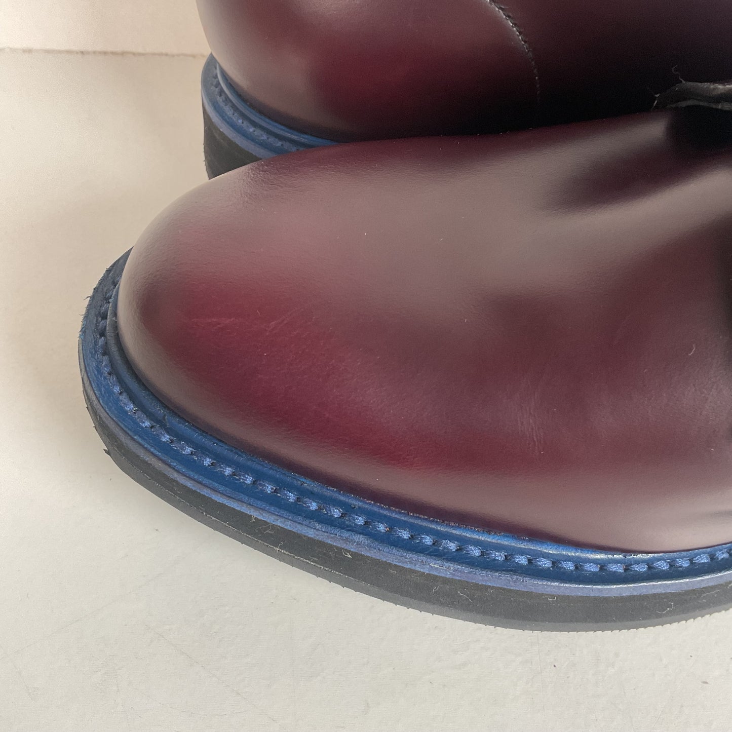 Church’s Custom Grade Cordovan Loafers 9 F | 10 D Great Britain Flag Design