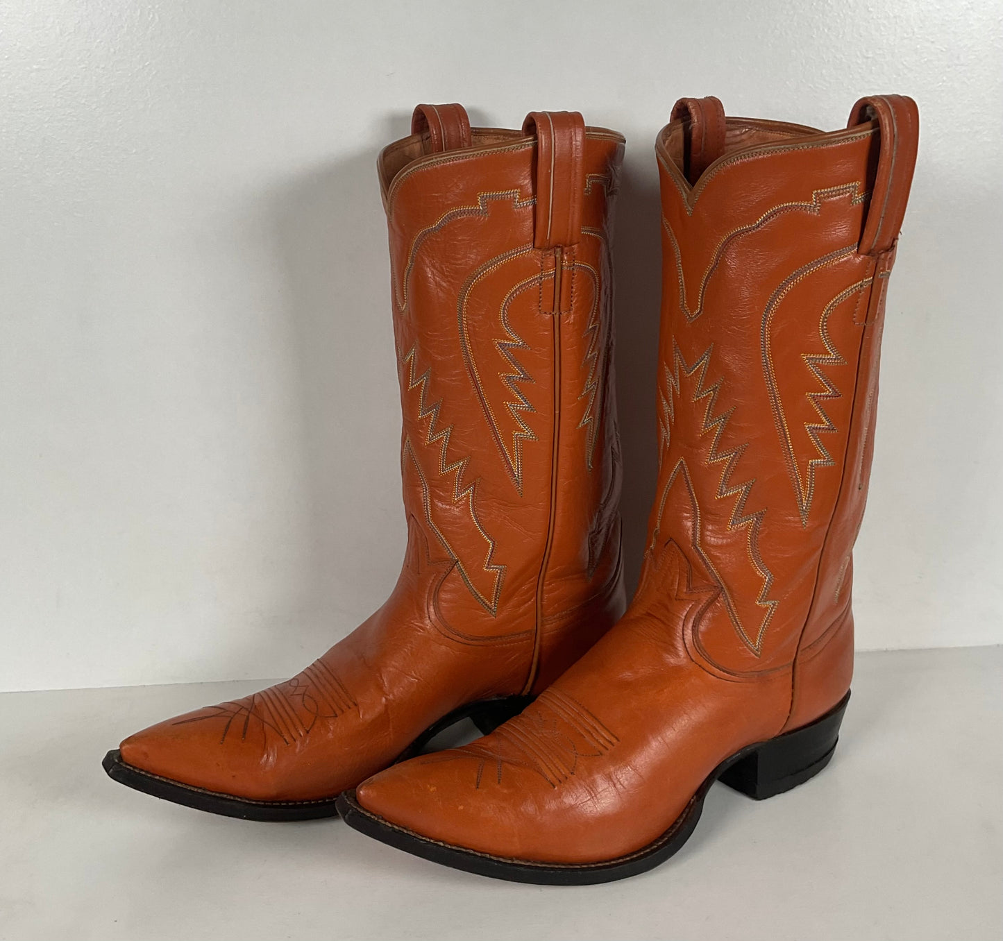 Vintage Tony Lama Cowboy Boots | X Toe | 1950s | Men’s 7.5 D