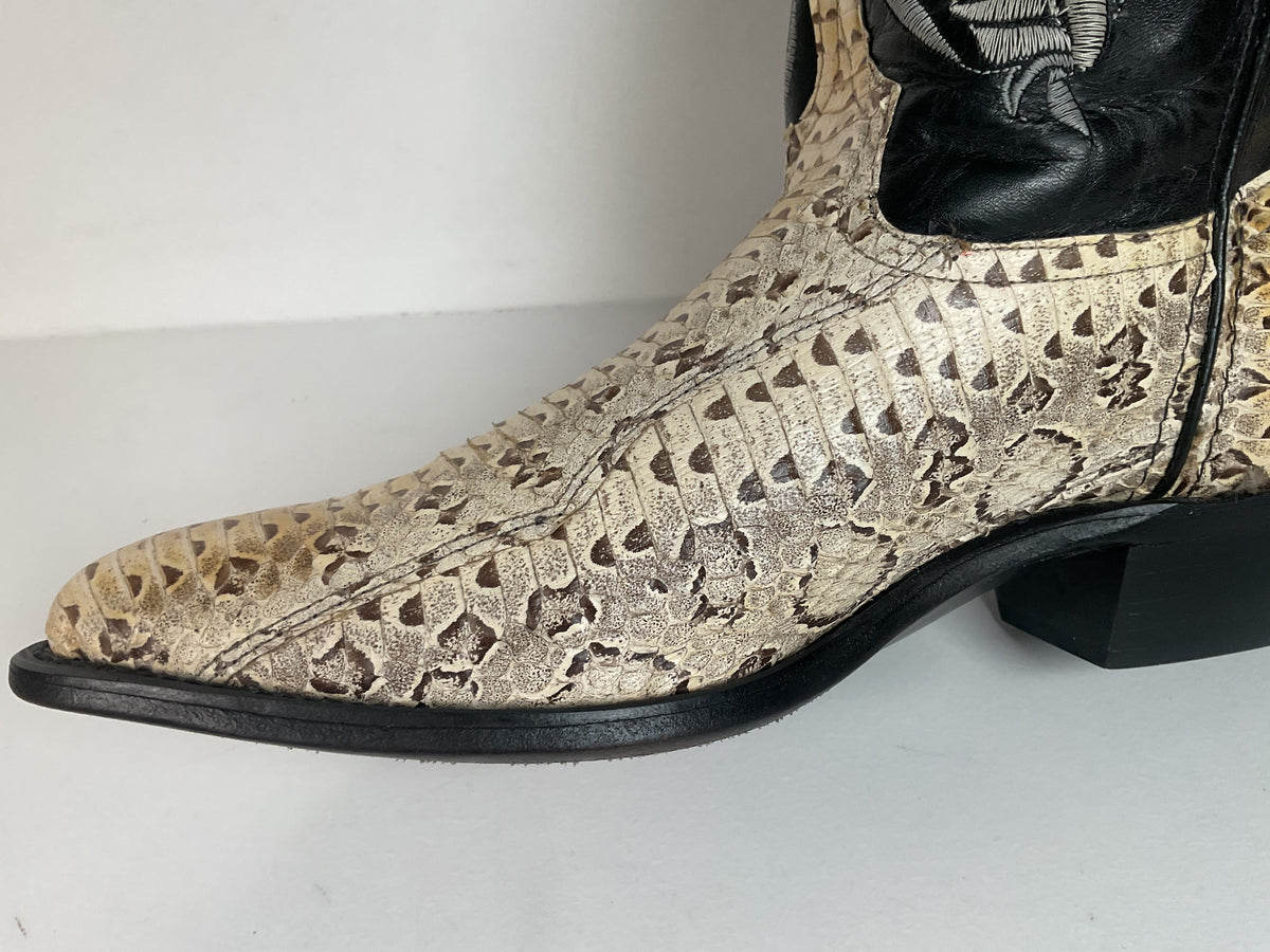Vintage Code West Viper Snakeskin Cowgirl Boots | Exotic | Women’s 9 M