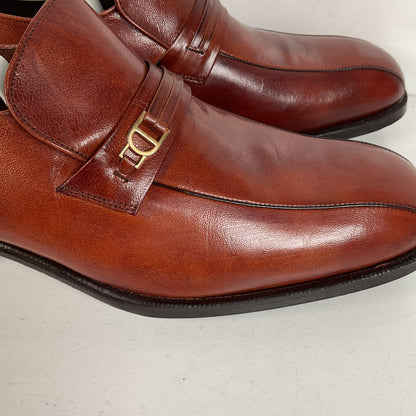 Vintage Florsheim Imperial Horsebit Loafers 9 C Burnished Brown